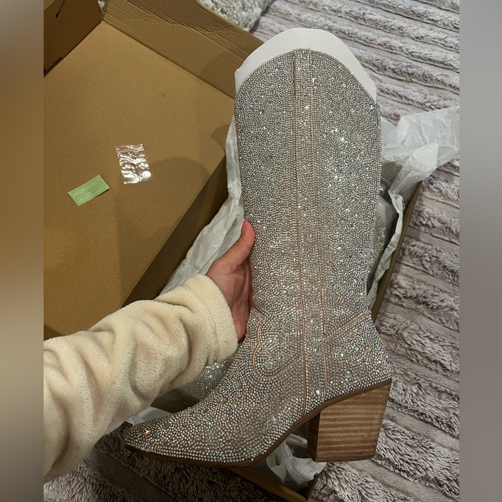 Matisse Rhinestone Clear Taylor Cowboy Boots